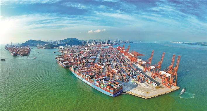 中国(深圳)国际贸易单一窗口_深圳海空港口业务量稳步上升.